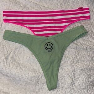 Victoria secret lace thong panties size large